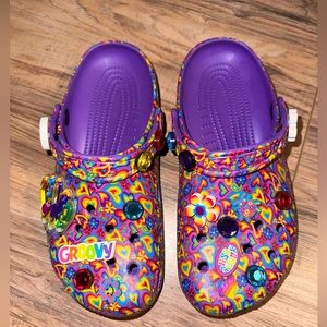Lisa Frank Purple Crocs